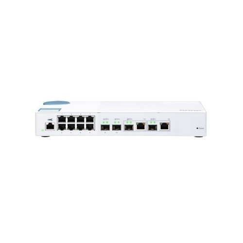 SWITCH QNAP QSW-M408-2C 8P 1GBPS-2P 10G SFP+/ NBASE-T COMBO-2P 10G SFP+