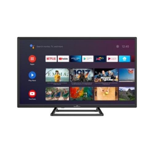 TV LED SMART-TECH 31.5" WIDE 32HA10T3 SMART-TV ANDROID 9.0 DVB-T2/S2 HD 1366X768 BLACK CI SLOT 3XHDMI 2XUSB VESA