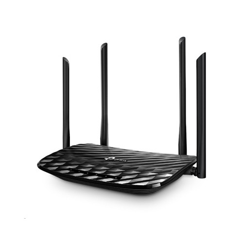 WIRELESS AC1200 ROUTER DUAL BAND TP-LINK ARCHER C6 5GHZX867MBPS/2.4GHZX450MBPS MU-MIMO,IPTV,  5P GIGABIT - 4 ANT.