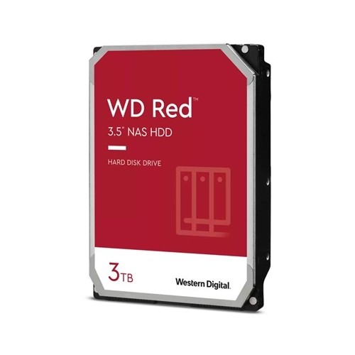 HARD DISK SATA3 3.5" X NAS 3000GB(3TB) WD30EFAX WD RED 256MB CACHE 5400RPM CERTIFIED REPAIR