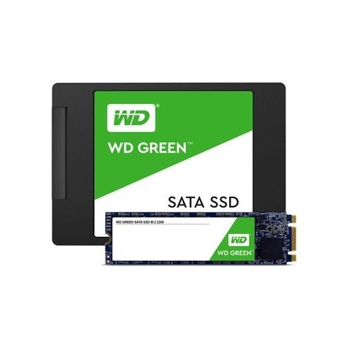 SSD-SOLID STATE DISK 2.5" 240GB SATA3 WD GREEN WDS240G2G0A READ:540MB/S-WRITE:465MB/ S
