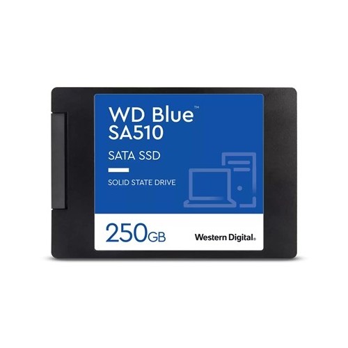 SSD-SOLID STATE DISK 2.5"  250GB SATA3 WD BLUE WDS250G3B0A READ:560MB/S-WRITE:520MB/S