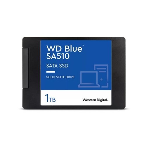 SSD-SOLID STATE DISK 2.5" 1000GB (1TB) SATA3 WD BLUE SA510 WDS100T3B0A READ:560MB/S-WRITE:520MB/S