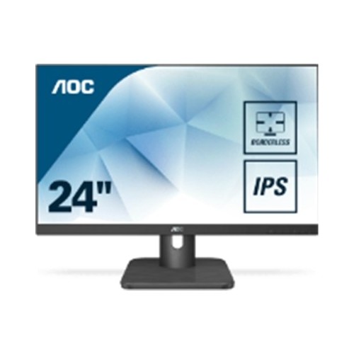 MONITOR AOC LCD IPS LED 23.8" WIDE 24E1Q 5MS MM FHD 1000:1 BLACK VGA HDMI DP VESA FINO:05/08