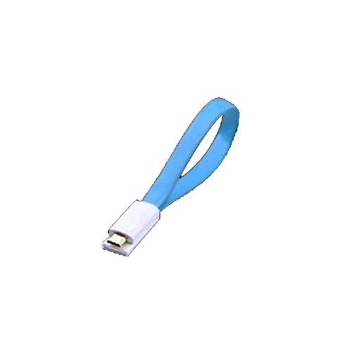 CAVO USB-MICRO USB PER SMARTPHONE E TABLET ATLANTIS P019-UMC-BL-0.2- COLORE BLU 0.2MT- CONTATTI MAGNETICI-EAN: 8026974016788