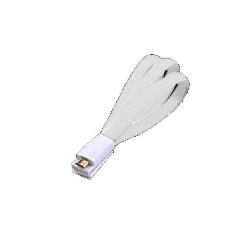 CAVO USB-MICRO USB PER SMARTPHONE E TABLET ATLANTIS P019-UMC-WT-1.5- COLORE BIANCO 1.5MT- CONTATTI MAGNETICI-EAN: 8026974016...