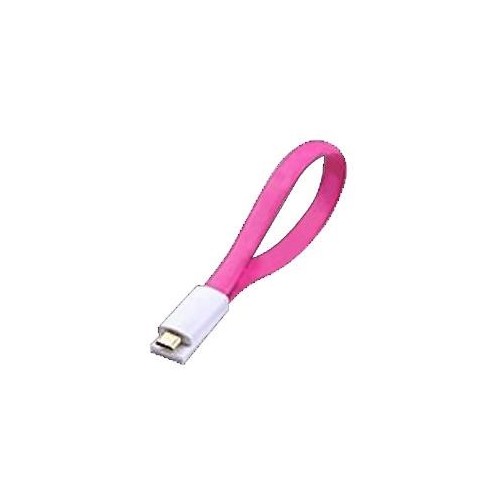 CAVO USB-MICRO USB PER SMARTPHONE E TABLET ATLANTIS P019-UMC-PK-0.2- COLORE ROSA - EAN:8026974016801