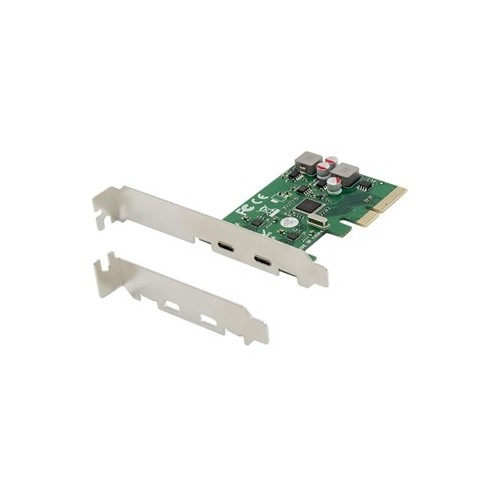 SCHEDA PCI EXPRESS 2P USB3.2 GEN 2 TYPE-C CONCEPTRONIC EMRICK08G AUTOALIM.-10GBPS-UASP