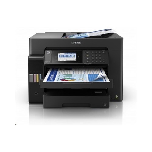 STAMPANTE EPSON MFC INK ECOTANK ET-16650 C11CH71401 A3+ 4IN1 32PPM ADF50FG F/R 250FG LCD USB LAN WIFI DIRECT